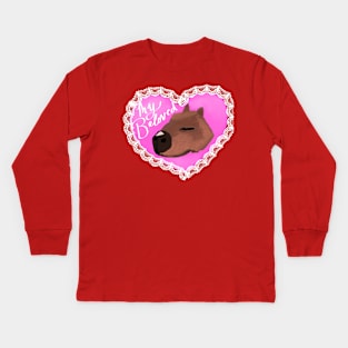 My Beloved Capybara Kids Long Sleeve T-Shirt